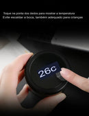 Garrafa Térmica 500ml Com Led Temperatura Inox Agua Café Display Digital